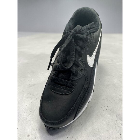 Nike Air Max 90 Black/White Sneakers Youth Cross-Training Athletic Shoes - Picture 8 of 13